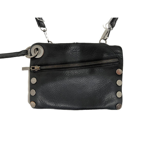 Hammitt Handbags - Hammitt Nash Small 2 Crossbody Wristlet Black Pebble Leather